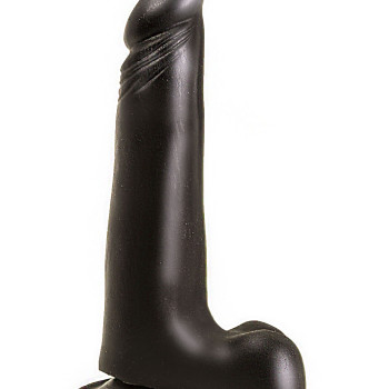 Фаллоимитатор на присоске черный 405000ru