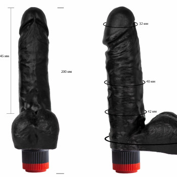 Вибромассажер черный  411400ru