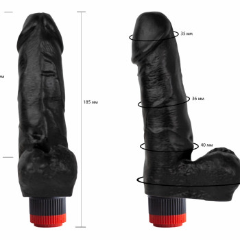 Вибромассажер черный  411600ru