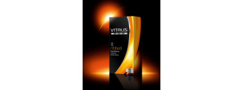 Презервативы VITALIS premium №12 Ribbed 4314VP