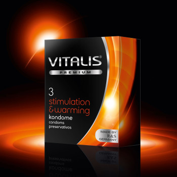 Презервативы VITALIS premium №3 Stimulation & warming 4348VP