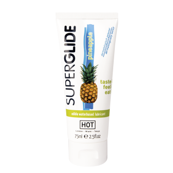 Смазка съедобная на водной основе Superglide со вкусом ананаса 75мл 44117