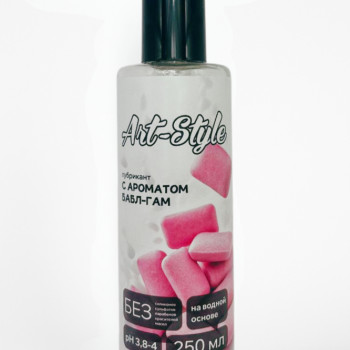 Лубрикант на Водной Основе Art-Style с ароматом Бабл Гам 040014ars