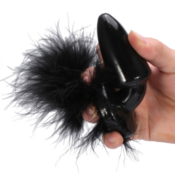 Анальная пробка с хвостом 