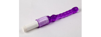 Анальный стимулятор с вибрацией светло фиолетовый размер-M 47014-MM