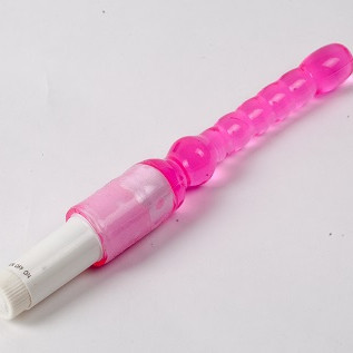 Анальный стимулятор с вибрацией розовый размер-M 47023-MM