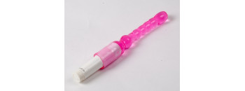 Анальный стимулятор с вибрацией розовый размер-M 47023-MM