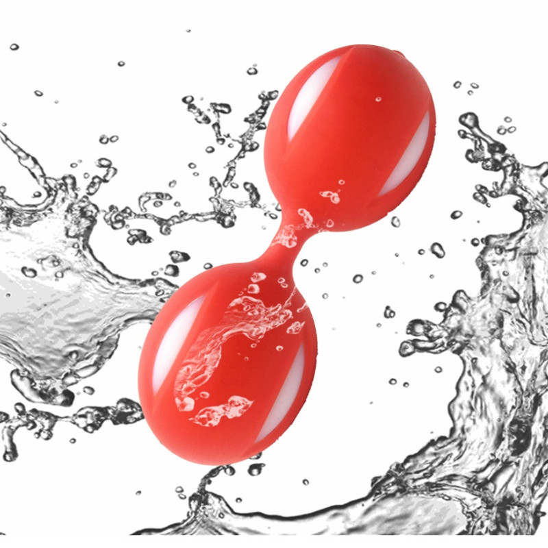 Вагинальные шарики красно-белые 47070-MM