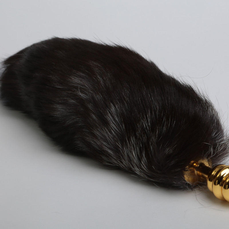 Пробка металлическая с хвостом Королевская лиса 47077-4MM