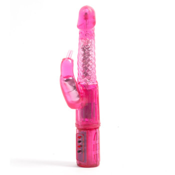 Виброкомпьютер  розовый с 2 моторами 47095-MM