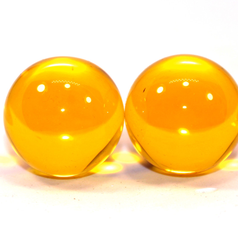 Шарики янтарные 47175-MM