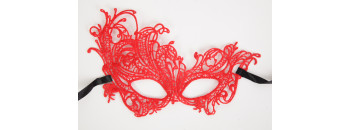 Маска Тайны Венеции красная 47301-1-MM