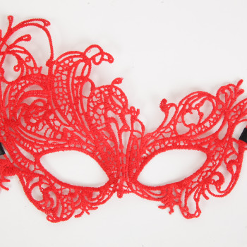 Маска Тайны Венеции красная 47301-1-MM