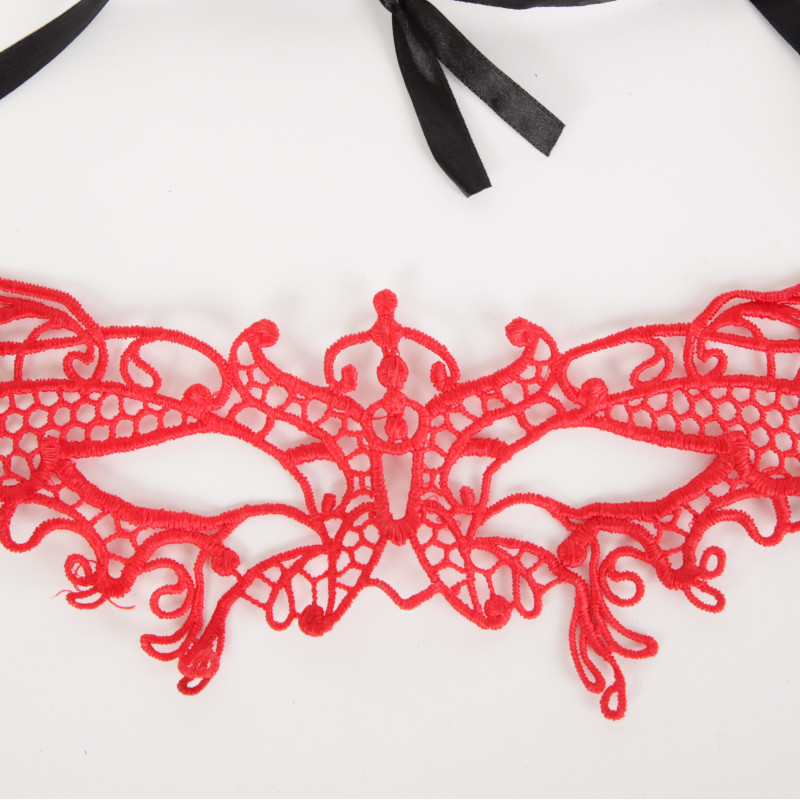 Маска изящная красная 47302-1-MM