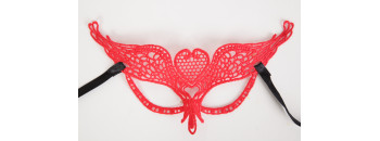 Маска звезда бала красная 47303-1MM