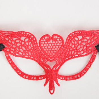 Маска звезда бала красная 47303-1MM