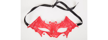 Маска летучая мышь красная 47312-1-MM