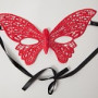 Маска бабочка красная 47313-1-MM
