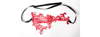 Маска легкая загадка красная 47315-1-MM