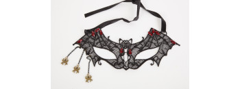 Маска летучая мышь с цепочками 47319-MM