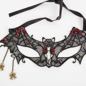 Маска летучая мышь с цепочками 47319-MM