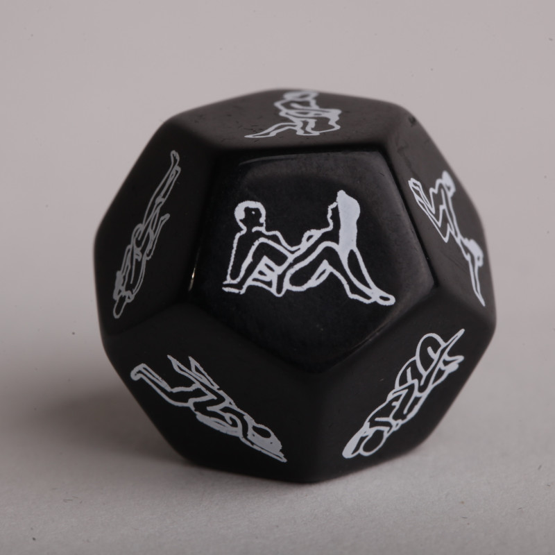 Игровые кости камасутра черные 47400-MM