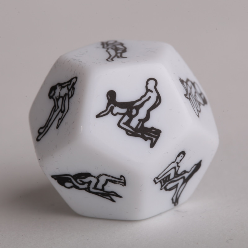 Игровые кости камасутра белые 47401-MM