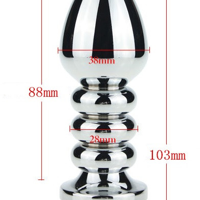 Пробка металл фигурная серебро с синим стразом 10,3х3,8см 47423-3MM