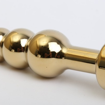 Пробка металл фигурная елочка золото с прозрачным стразом 11,2х2,9см 47436-4MM