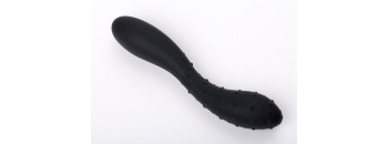 Фаллоимитатор с двумя разными поверхностями черный 47452-MM