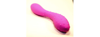 Фаллоимитатор с двумя разными поверхностями розовый 47453-MM