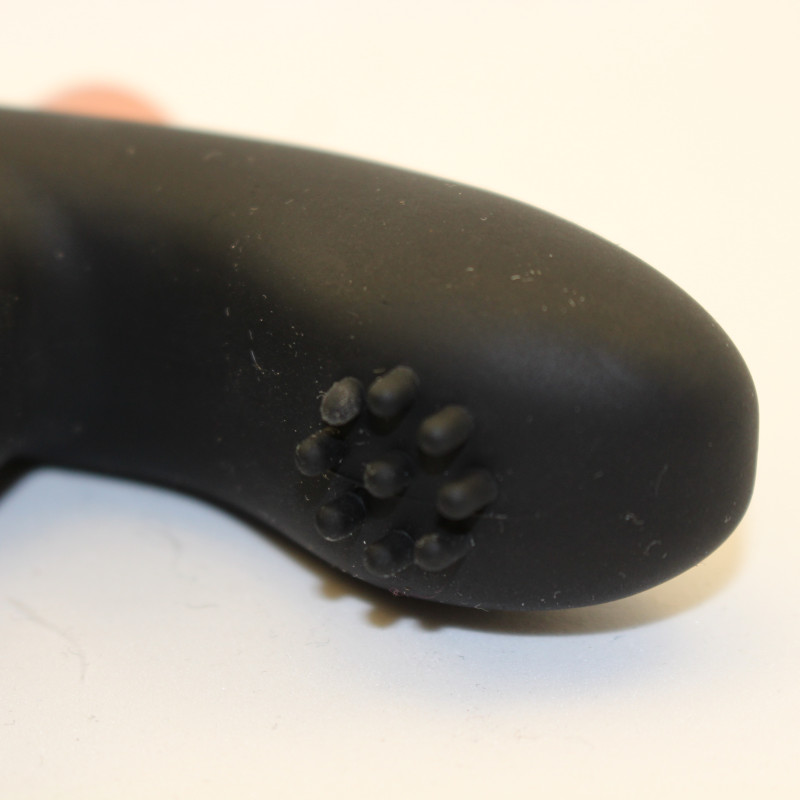 Вибромассажер с двойной стимуляцией черный 47457-MM