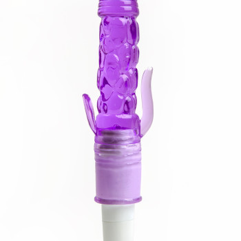 Массажер синий с двумя доп.стимуляторами 47471-MM