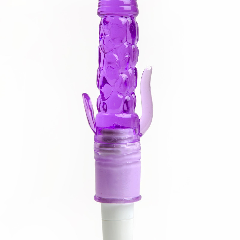 Массажер синий с двумя доп.стимуляторами 47471-MM