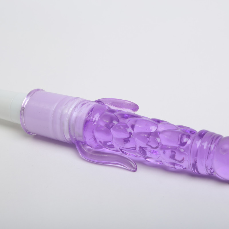 Массажер синий с двумя доп.стимуляторами 47471-MM