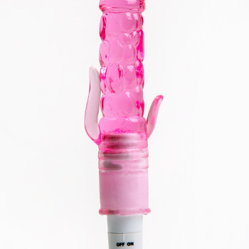 Массажер розовый с двумя доп.стимуляторами 47472-MM