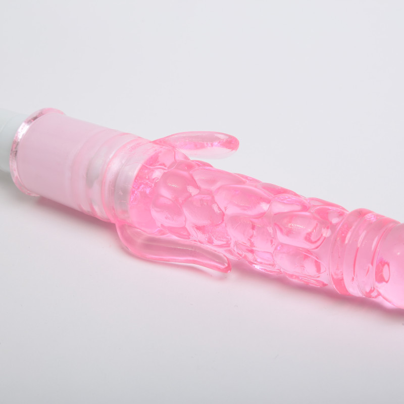 Массажер розовый с двумя доп.стимуляторами 47472-MM