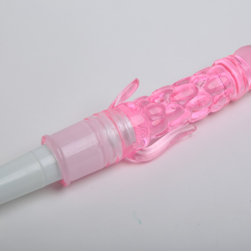 Массажер розовый с двумя доп.стимуляторами 47472-MM