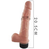 Вибратор телесный с мошонкой 47476-MM