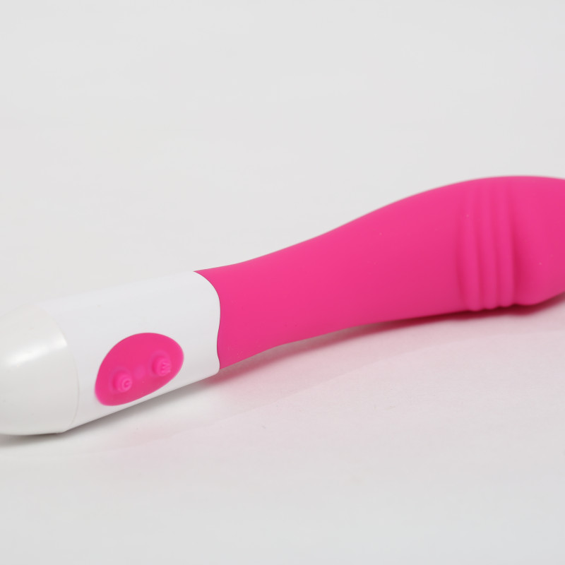 Вибратор силиконовый для стимуляции точки G 9 видов вибрации и пульсации, розовый 19х3,5см 47488-MM