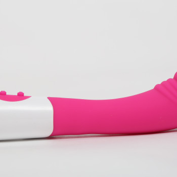 Вибратор силиконовый для стимуляции точки G 9 видов вибрации и пульсации, розовый 19х3,5см 47488-MM