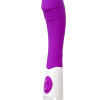 Вибратор силиконовый для стимуляции точки G 9 видов вибрации и пульсации, сиреневый 19х3,5 47491--MM