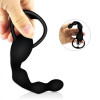 Анальный вибростимулятор черный 16х2см 47495-MM