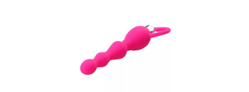 Анальный вибростимулятор розовый 16х2см 47496-MM