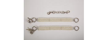 Наножники жемчужные белые 47500-2-MM