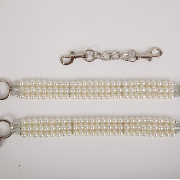 Наножники жемчужные белые 47500-2-MM