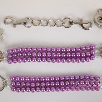 Наручники жемчужные сиреневые 47501-MM