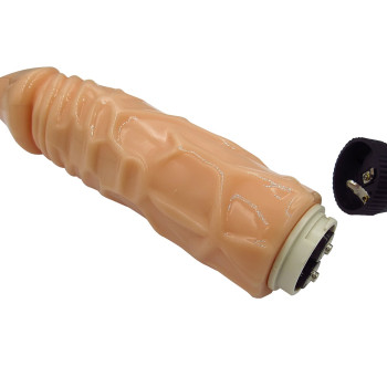 Вибратор реалистик с изогнутой головкой 22ч5 см электрический вибромассажер 47528-MM