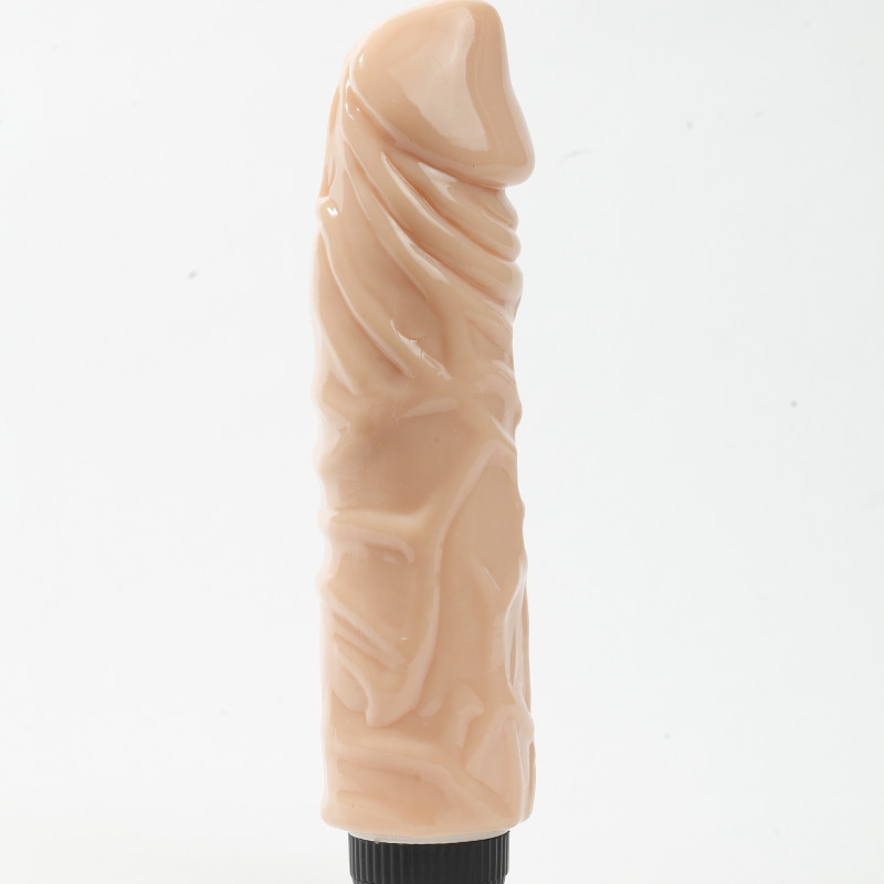 Вибратор реалистик с изогнутой головкой 22ч5 см электрический вибромассажер 47528-MM