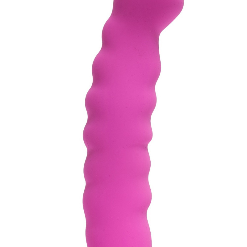 Фаллоимитатор анальный силиконовый  розовый, 15 см х 2.5 см 47531-MM